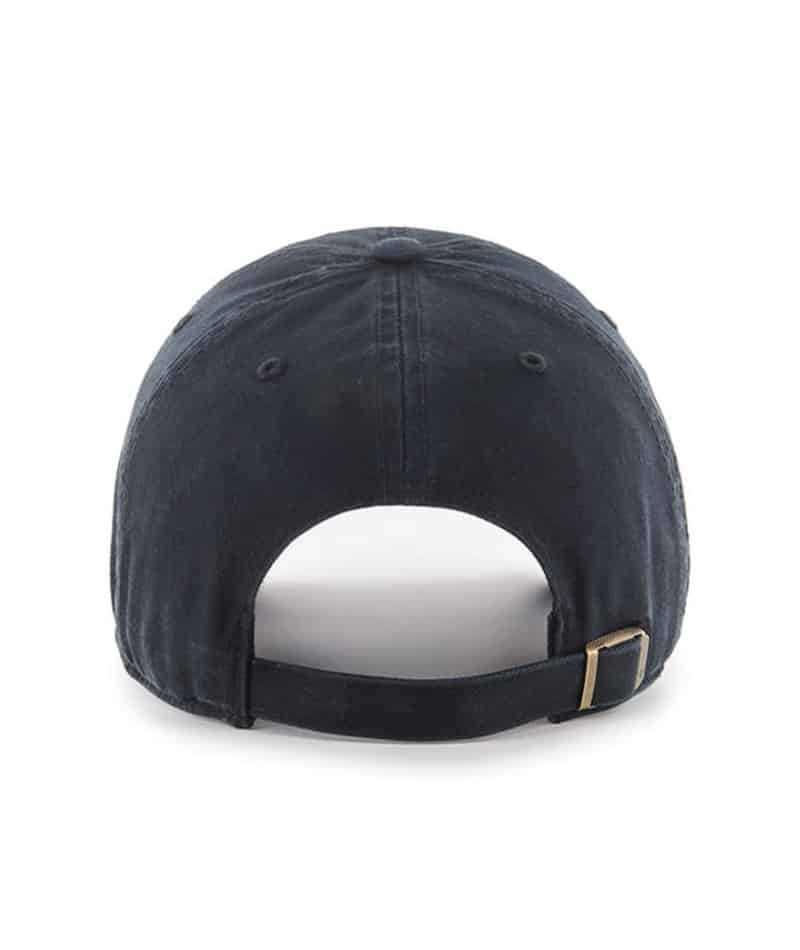 Los Angeles Dodgers 47 Brand White Logo Black Clean Up Adjustable Hat - Image 2