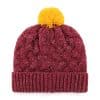Washington Redskins Women's 47 Brand Cardinal Red Fiona Cuff Knit Hat - Image 2