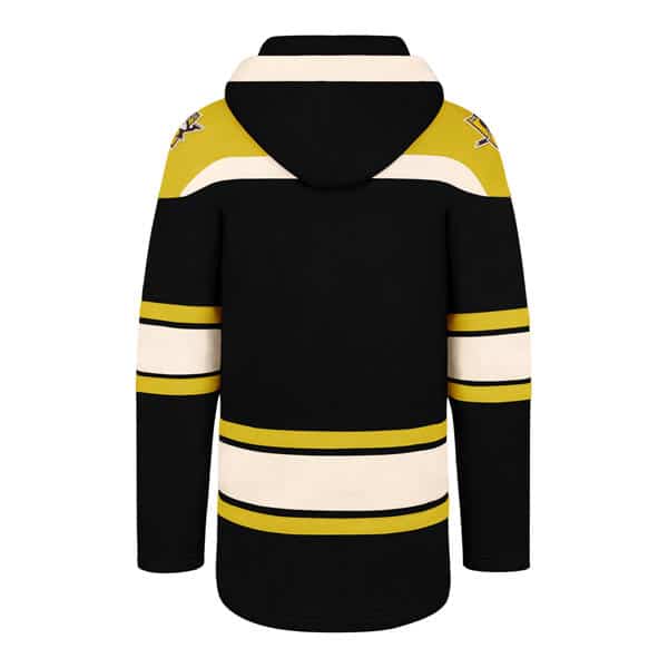 Pittsburgh Penguins Men's 47 Brand Black Pullover Jersey Hoodie - Image 2