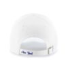 New York Mets Women's 47 Brand Sparkle White Clean Up Adjustable Hat - Image 2
