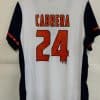 Detroit Tigers Women's Navy Orange Sparkle Jersey Shirt