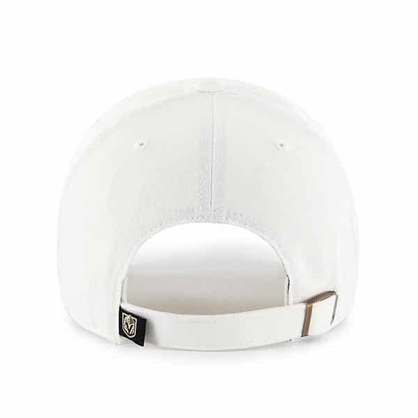 Vegas Golden Knights 47 Brand White Clean Up Adjustable Hat - Image 2
