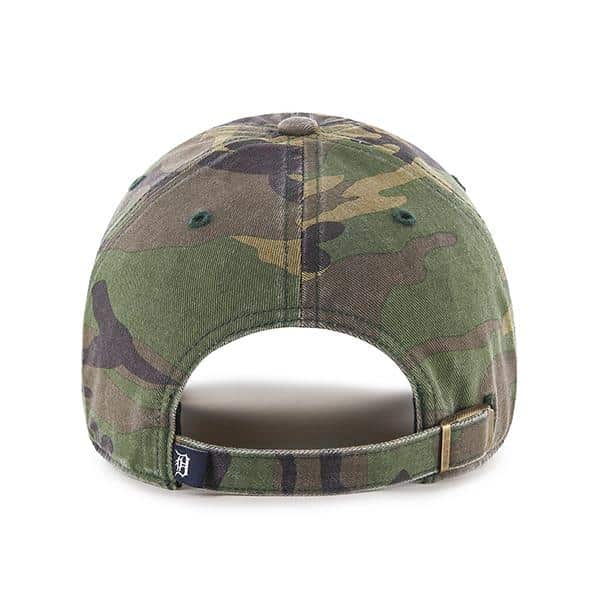 Detroit Tigers 47 Brand Camo Cargo Clean Up Adjustable Hat - Image 2