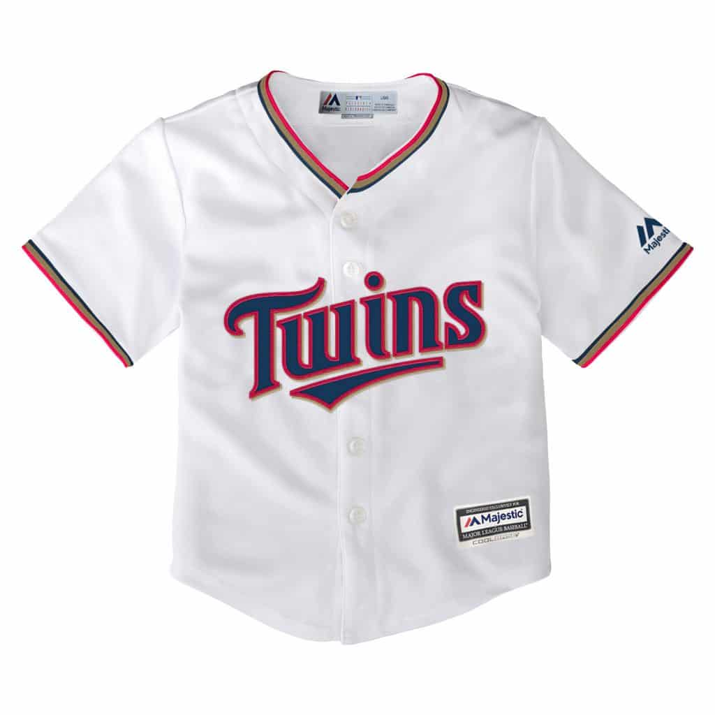 Minnesota Twins Baby Majestic White Home Jersey - Image 3