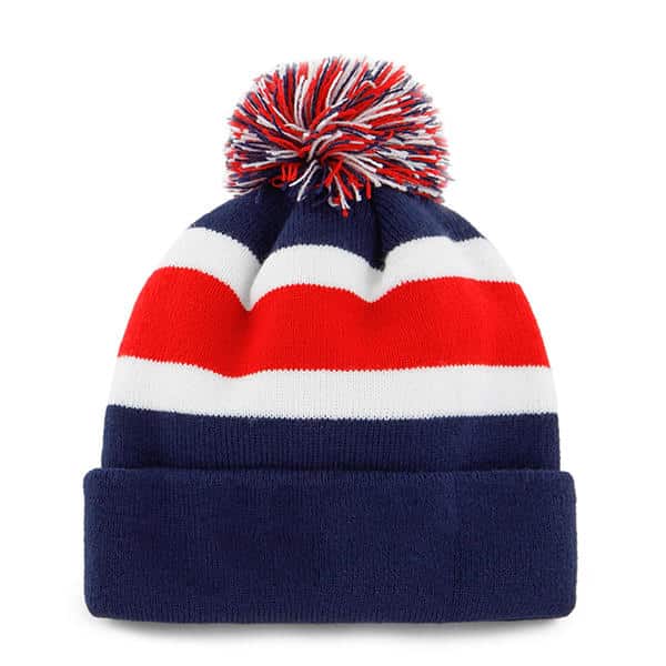 New England Patriots 47 Brand Light Navy Breakaway Cuff Knit Hat - Image 2