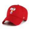 Philadelphia Phillies Pride 47 Brand Red Clean Up Adjustable Hat