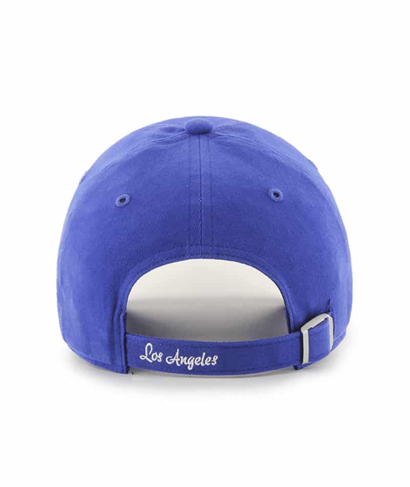 Los Angeles Dodgers Women's 47 Brand Sparkle Blue Clean Up Adjustable Hat - Image 2