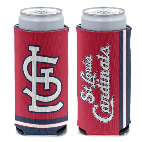 St. Louis Cardinals 12 oz Red Slim Can Koozie Holder