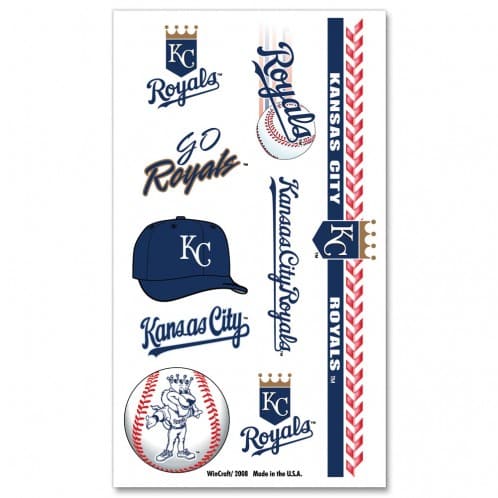Kansas City Royals Temporary Tattoos