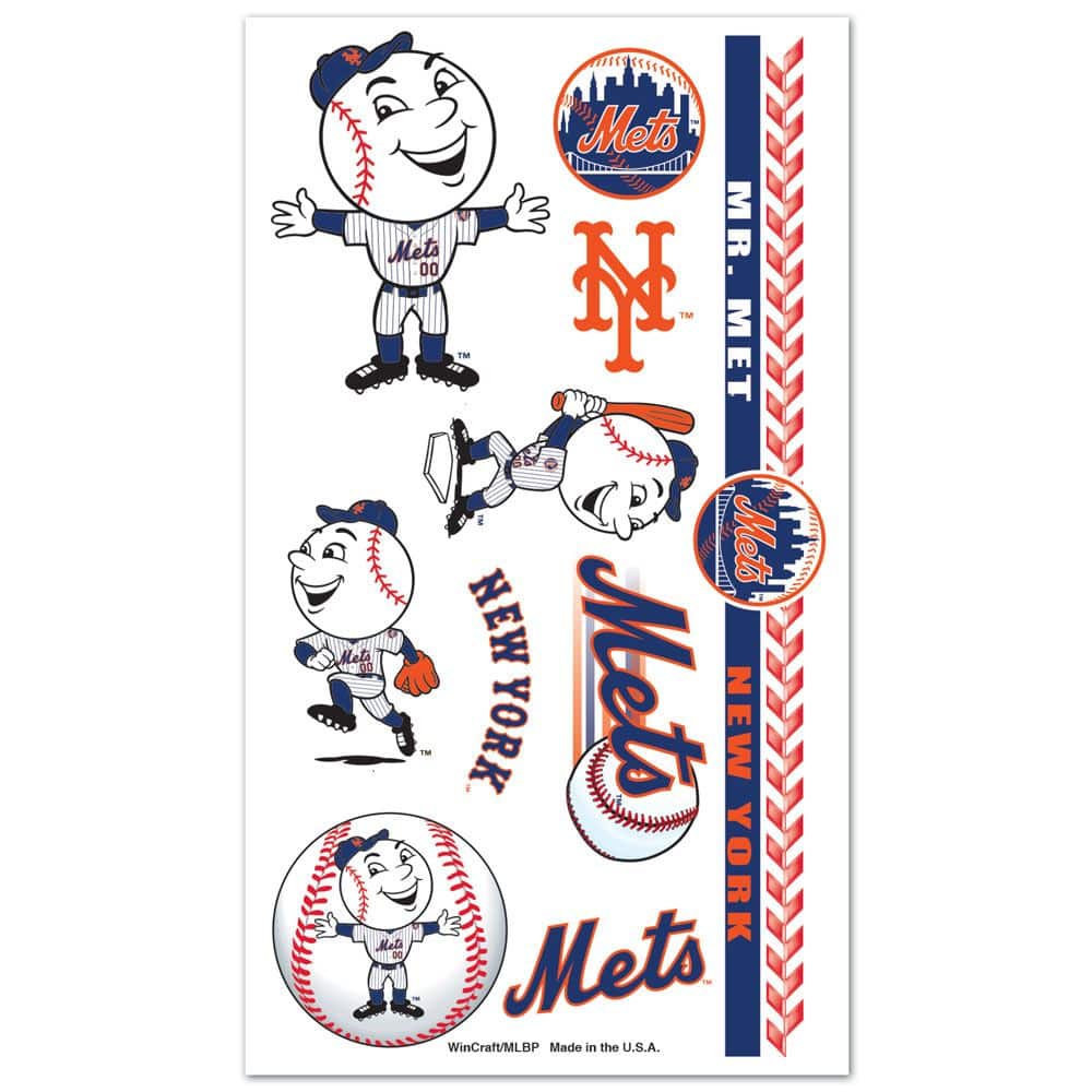 New York Mets Temporary Tattoos