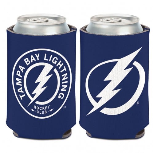 Tampa Bay Lightning 12 oz Blue White Can Koozie Holder