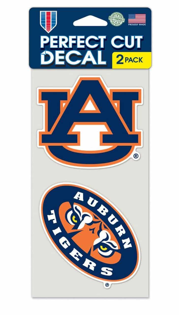 Auburn Tigers Set of 2 Die-Cut Decals