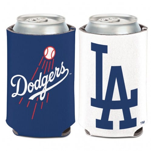 Los Angeles Dodgers 12 oz Blue White Can Koozie Holder