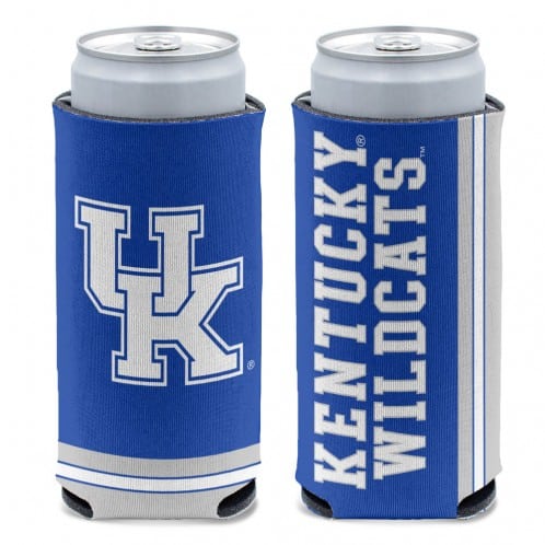 Kentucky Wildcats 12 oz Blue Slim Can Koozie Holder