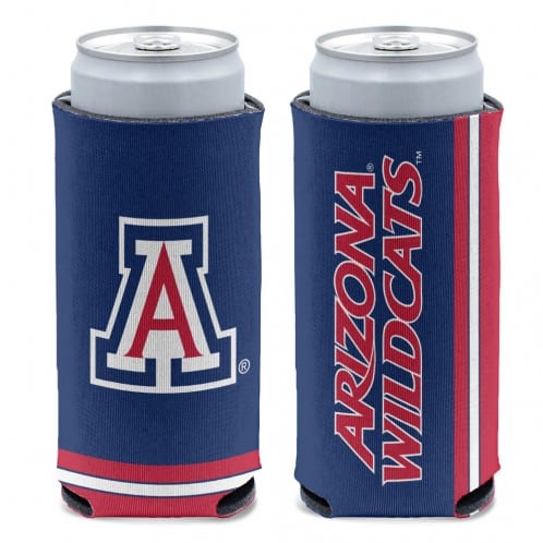 Arizona Wildcats 12 oz Navy Slim Can Koozie Holder