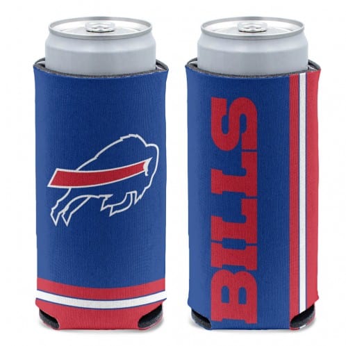 Buffalo Bills 12 oz Blue Slim Can Koozie Holder
