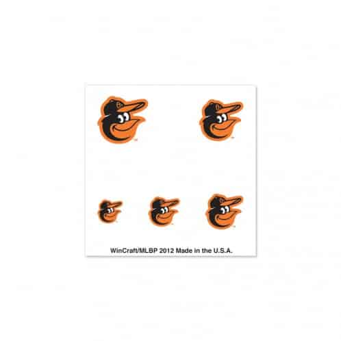 Baltimore Orioles Fingernail Tattoos
