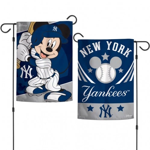 New York Yankees 12.5″x18″ 2 Sided Mickey Disney Mouse Garden Flag