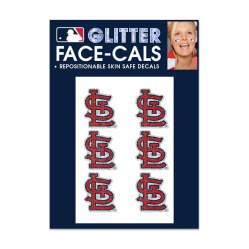 St Louis Cardinals Temporary Glitter Tattoos