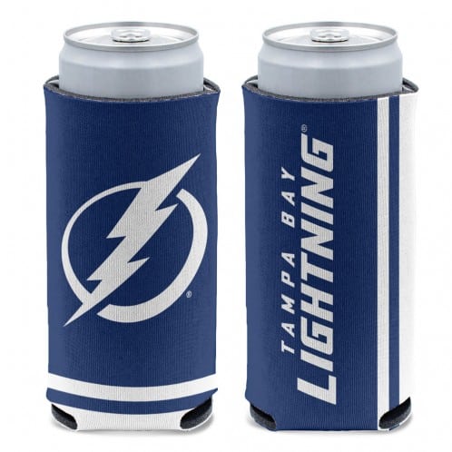 Tampa Bay Lightning 12 oz Blue Slim Can Koozie Holder