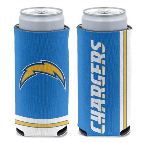 Los Angeles Chargers 12 oz Blue Slim Can Koozie Holder