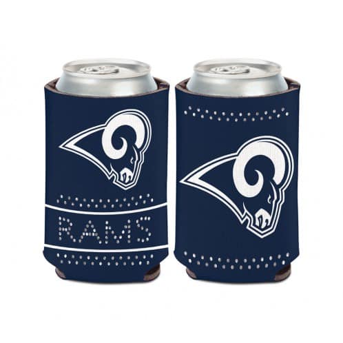Los Angeles Rams 12 oz Navy Bling Can Koozie Holder