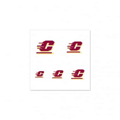 Central Michigan Chippewas Fingernail Tattoos