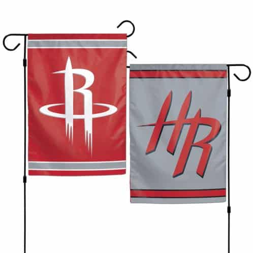 Houston Rockets 12.5"x18" 2 Sided Garden Flag