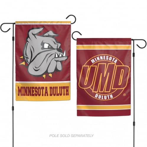 Minnesota Duluth Bulldogs 12.5"x18" 2 Sided Garden Flag