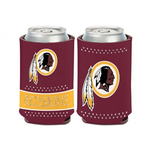 Washington Redskins 12 oz Maroon Bling Can Koozie Holder