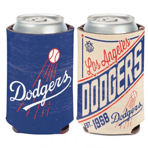 Los Angeles Dodgers 12 oz Blue Cooperstown Can Cooler Holder