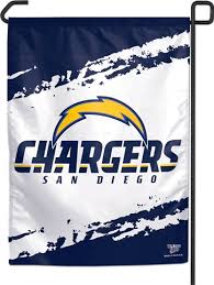 San Diego Chargers White 11"x15" Garden Flag