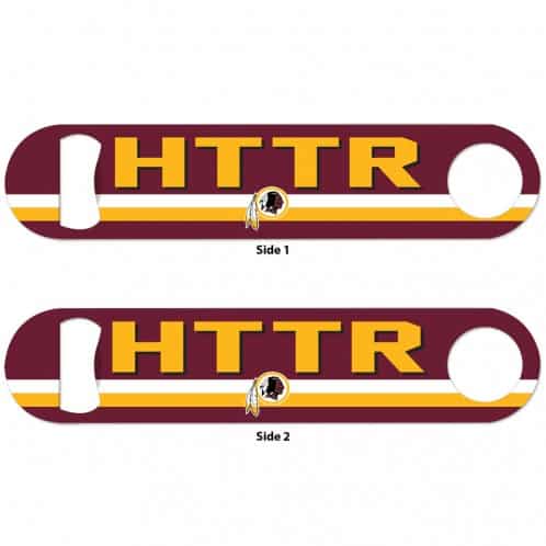 Washington Redskins Metal Double Sided Bottle Opener