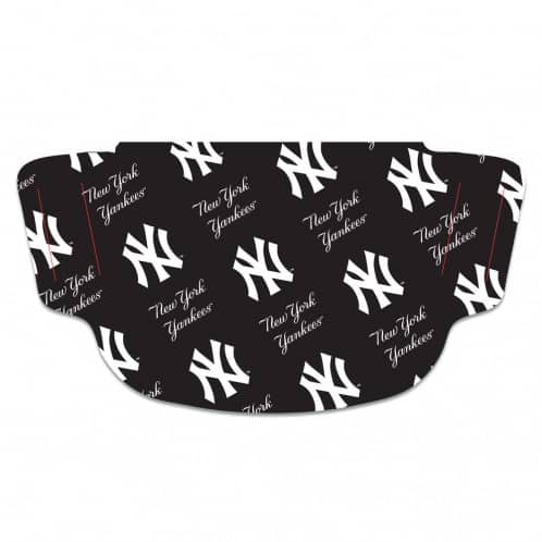 New York Yankees Navy Print Mask Face Cover