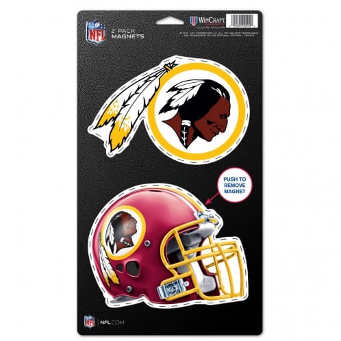 Washington Redskins 5"x9" Magnets Set of 2