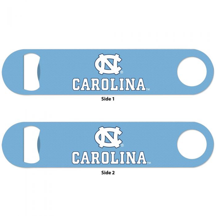 North Carolina Tar Heels Blue Metal Bottle Opener 2-Sided