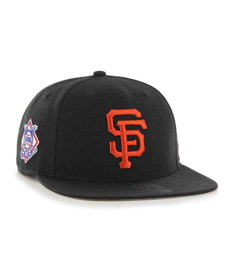 San Francisco Giants 47 Brand Black Sure Shot Snapback Adjustable Hat - Image 3