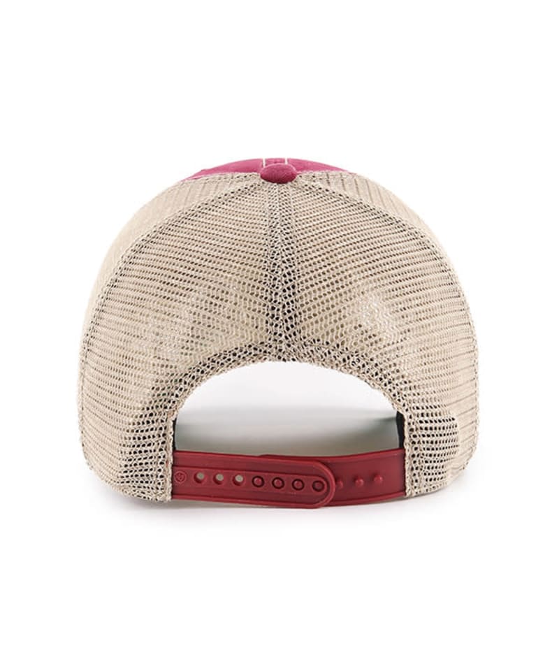 Florida State Seminoles YOUTH 47 Brand Trawler Cardinal Clean Up Mesh Snapback Hat - Image 2