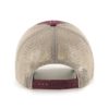 Mississippi State Bulldogs 47 Brand Trawler Dark Maroon Clean Up Mesh Snapback Hat - Image 2