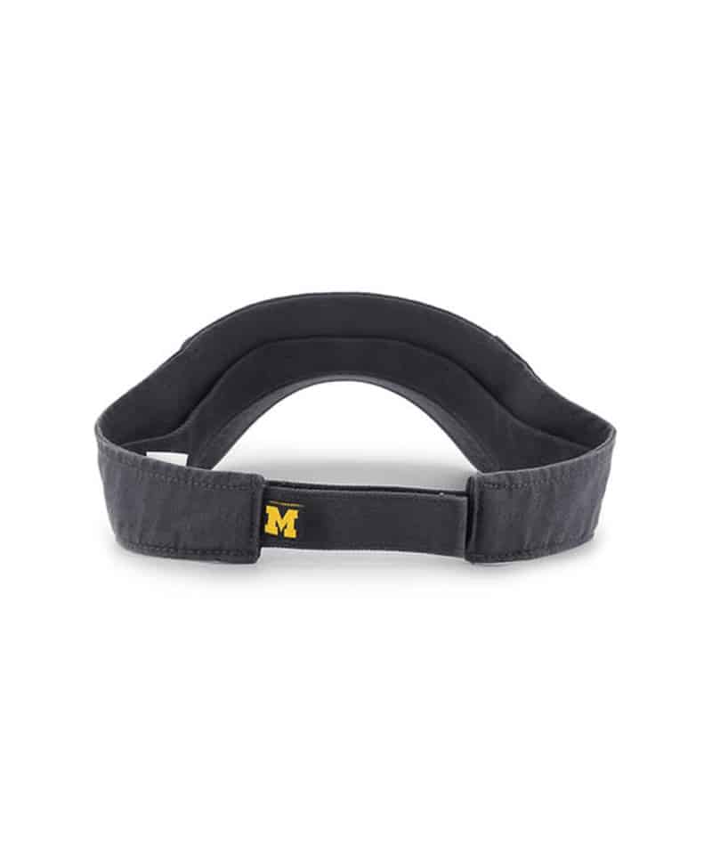 Michigan Wolverines 47 Brand Vintage Navy Clean Up Adjustable Visor - Image 2