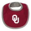 Oklahoma Sooners Baby Girls Crimson MVP Princess 3 Piece Creeper Set - Image 2