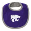 Kansas State Wildcats Baby Girls Purple MVP Princess 3 Piece Creeper Set - Image 2