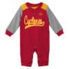 Iowa State Cyclones Baby Red Scrimmage Long Sleeve Coverall - Image 2