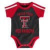 Texas Tech Red Raiders Baby Black 3 Piece Creeper Set - Image 5