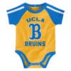 UCLA Bruins Baby Gold Blue 3 Piece Creeper Set - Image 5