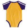 LSU Tigers Baby Gold Purple 3 Piece Creeper Set - Image 4