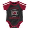 South Carolina Gamecocks Baby Black 3 Piece Creeper Set - Image 5