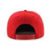 Wisconsin Badgers 47 Brand Sure Shot Accent Red Snapback Adjustable Hat - Image 2