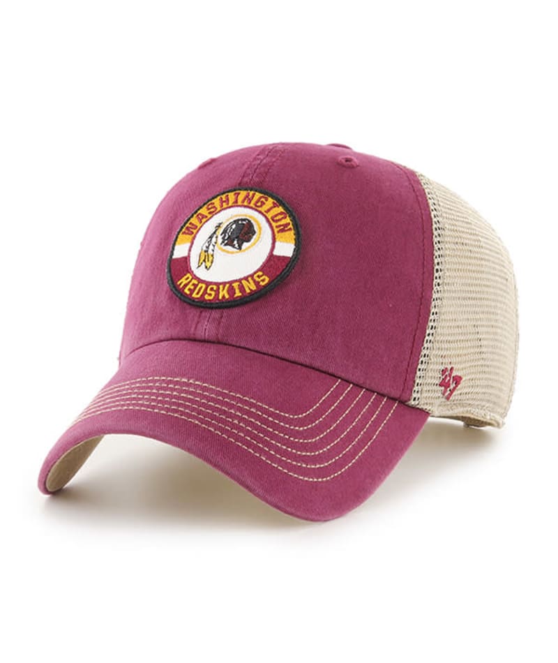 Washington Redskins 47 Brand Cardinal Porter Clean Up Mesh Snapback Hat