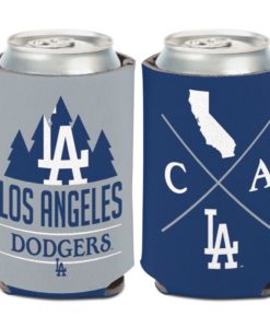 Los Angeles Dodgers 12 oz Blue Gray Hipster Can Cooler Holder